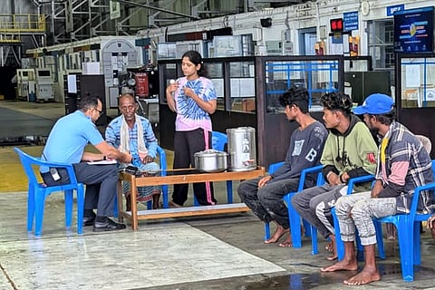 IAF rescued 13 marooned survivors from a small island